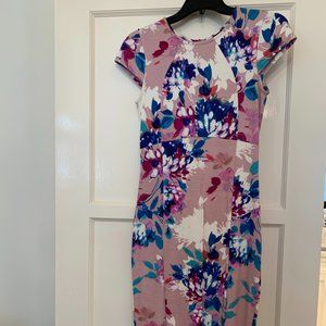 Felicity & Coco Floral Bodycon Midi Dress